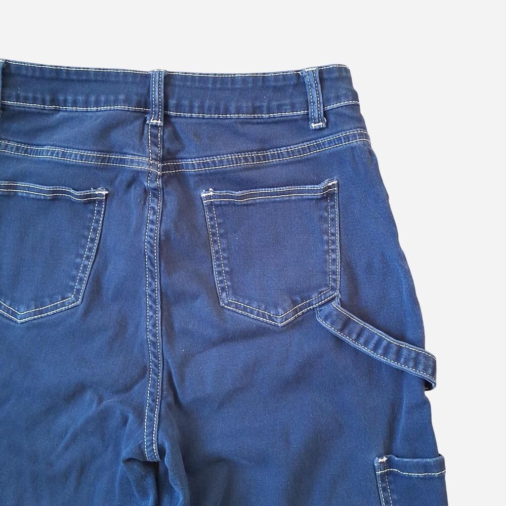 No-brand Women's Navy and White Trousers - Picture 5 of 6